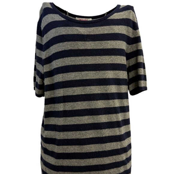 John Patrick Organic Striped Knit Shirt - Picture 1 of 5